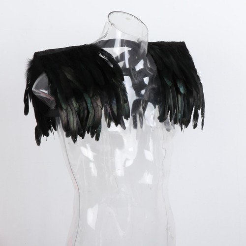 Artificial feather shawl - shawl, cape