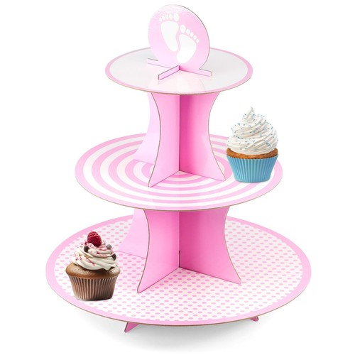 Tier cardboard cupcake - cardboard, cake