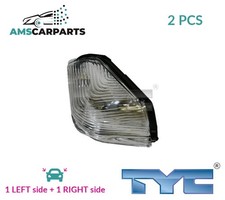 INDICATOR LIGHT BLINKER LAMP PAIR OUTSIDE MIRROR 321-0103-3 TYC 2PCS NEW