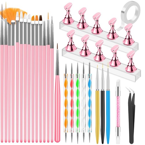 Nail art tools with - 28-in-1,