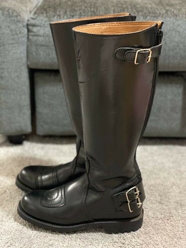 Men midcalf motorcycle - midcalf, police
