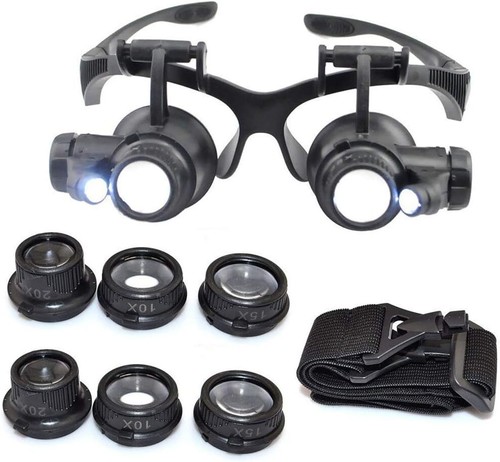 Glass loupe jeweler watch - glass,