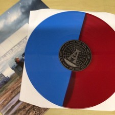 PICTURE PARLOUR-LP THE PARLOUR-350 RED & BLUE SPLIT VINYL-No.d BLOOD RECORDS
