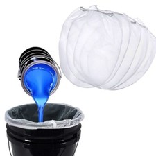 5Pcs Paint Screen Net Paint Strainer Bag Latex Paint Screen Net with Elastic