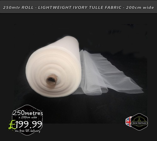 250 metre roll ivory - metre,