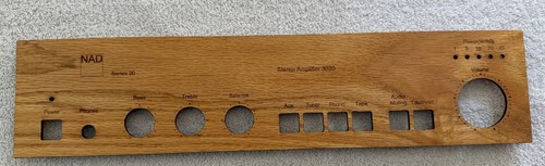 Faceplate nad 3020 - nad, satin