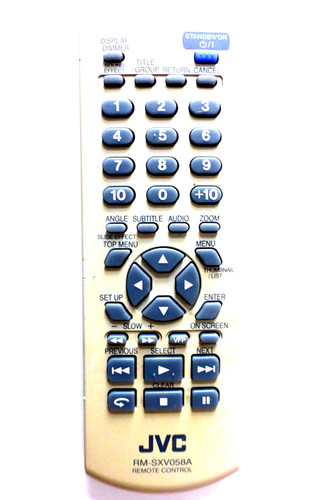 Jvc dvd remote - dvd, control