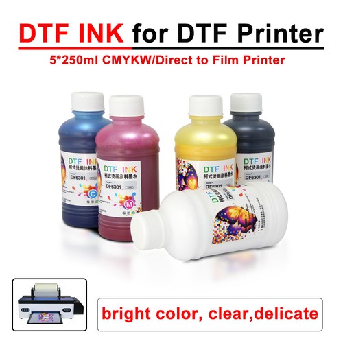 5x250ml cymkw dtf - dtf, direct