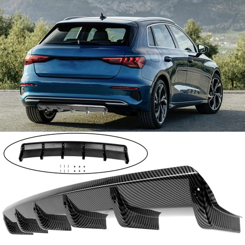 Carbon look rear bumper - carbon,