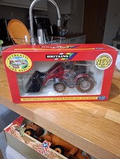 Britains Farm Toys Massey Ferguson 6140 tractor & loader ( Boxed ) 