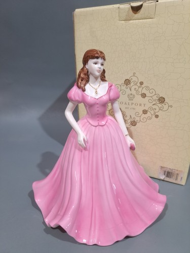 Coalport bone china figure - coalport,