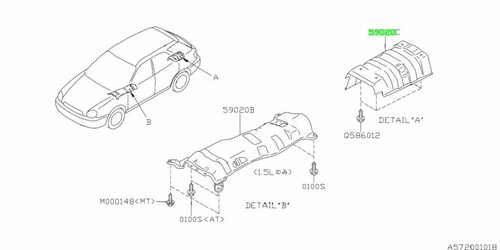 Exhaust rear silencer body - rear,