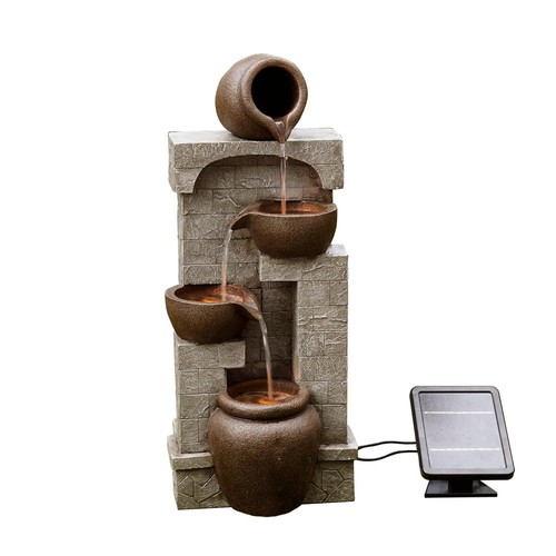 Solar powered water fountain - solar,