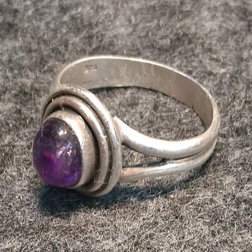 Sterling silver 925 - silver, oval