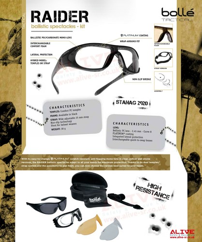 Bolle tactical raider kit - bolle,