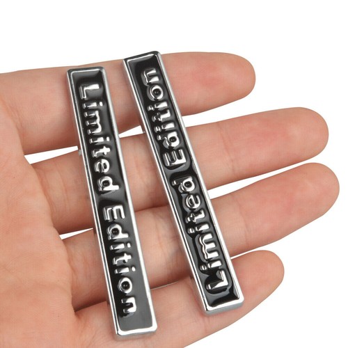 2pcs chrome badge emblem - chrome,