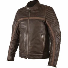 RUKKA YORKTON BROWN LEATHER MOTORCYCLE JACKET
