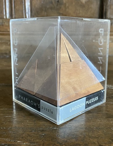 Wooden pyramid puzzle - wooden,
