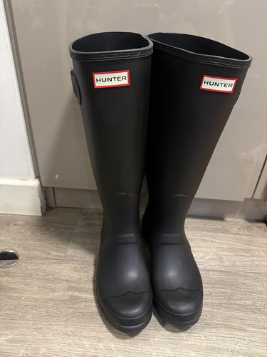 Hunter wellington boots - hunter, black