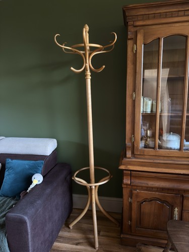 Vintage bentwood wooden coat - vintage,