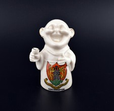 Swan Crested China Jovial Monk