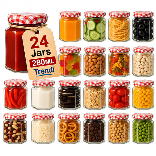 Jam jars 280ml - x,