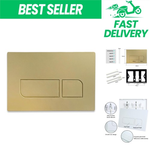 Toilet dual flush - flush, plate