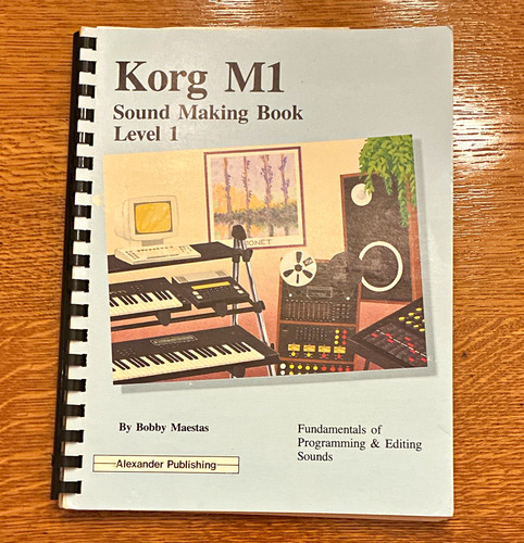 Korg sound making - sound, book