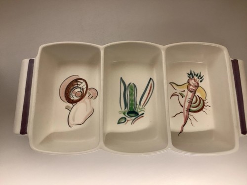 Poole pottery divided dish - divided,