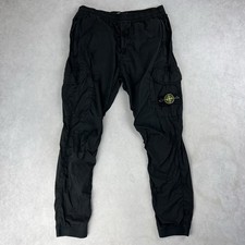 Stone Island RE-T Cargo Pants W32 Trousers Medium Cargos Black 5653