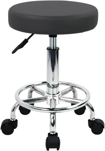 Home office rolling stool - rolling, pu