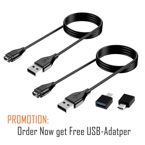 Pack charger lead for garmin - 2-pack,