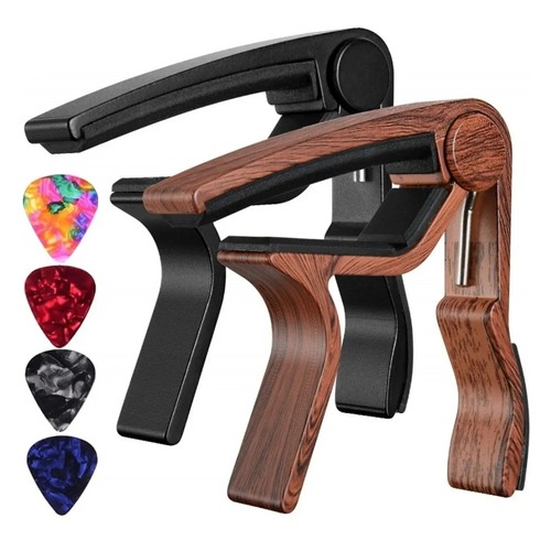 Wooden capo acoustic - wooden, or