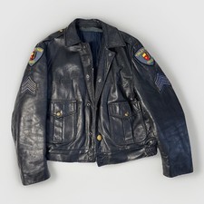 Rare Vintage Black Leather