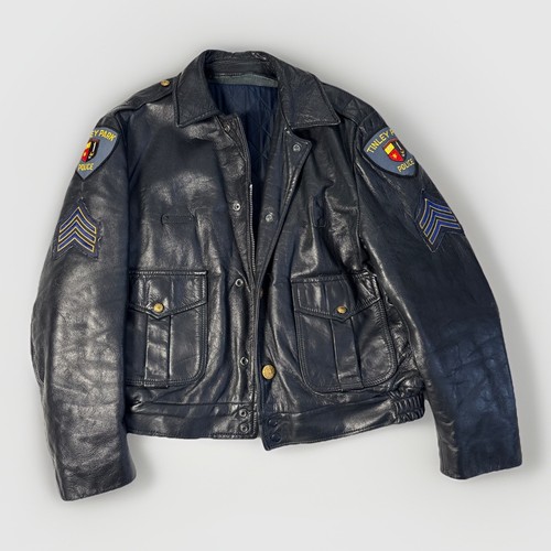 Rare vintage black leather - rare,