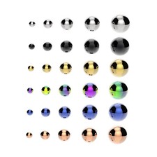 Spare Balls for Piercings Belly Nipple Tragus Labret Tongue Ear Piercings