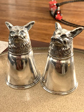 Pair of 2 Antique Sterling