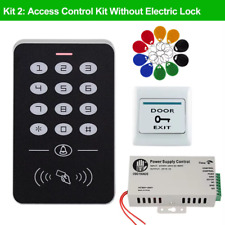 Door Access Control System Kit RFID Keypad + Power Supply + Electric 180KG Magne