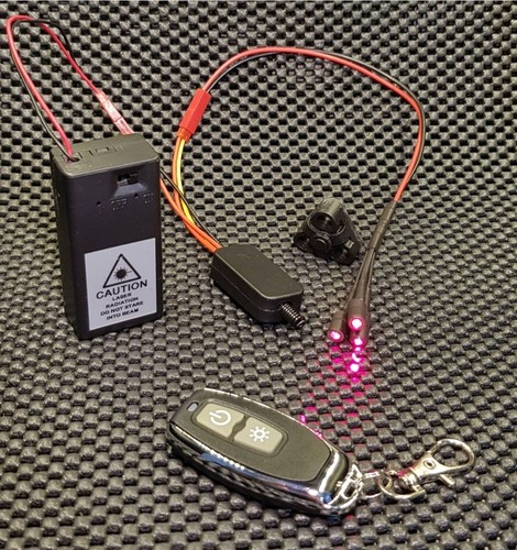 Remote controlled tri laser - remote,