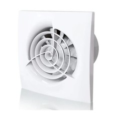 Blauberg TRIO-100-H Trio Quiet Bathroom Extractor Fan 100mm / 4 Inch -Humidistat