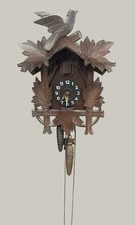 Vintage German Cuckoo Clock - Blackforest Wooden - Mechanical