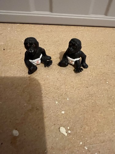 Vintage schleich baby gorilla - vintage,