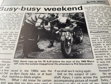 AJS 7R PHIL HEATH MOTORCYCLE