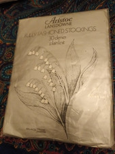 Vintage Aristoc Fully Fashioned 30 denier Stockings in Coriander Size 10.5 " / M
