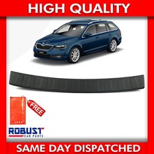 REAR BUMPER TRIM COVER PROTECTOR GUARD FOR SKODA OCTAVIA ESTATE MK3 (13-16)