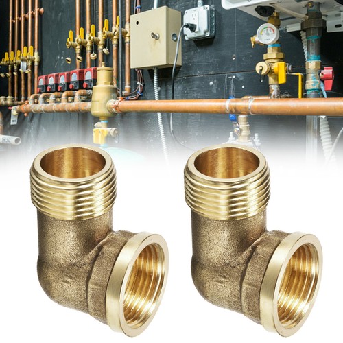 Threaded brass elbow - 90°,