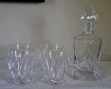 Crystal Glass Decanter &