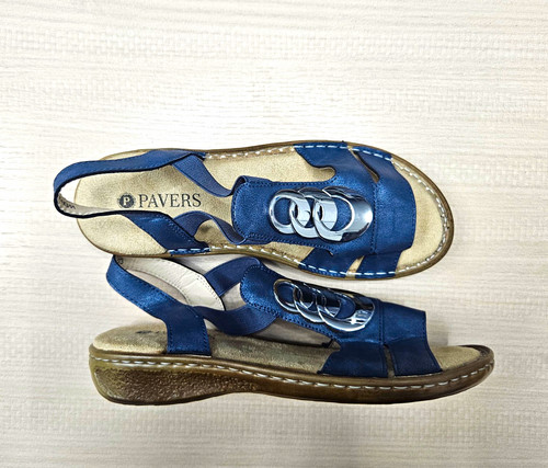 Pavers womens metallic blue - pavers,