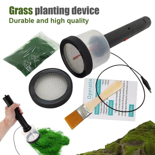 Static grass applicator kit - applicator,