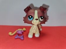 Littlest Pet Shop #1262 Authentic Collie Dog Nintendo LPS RARE